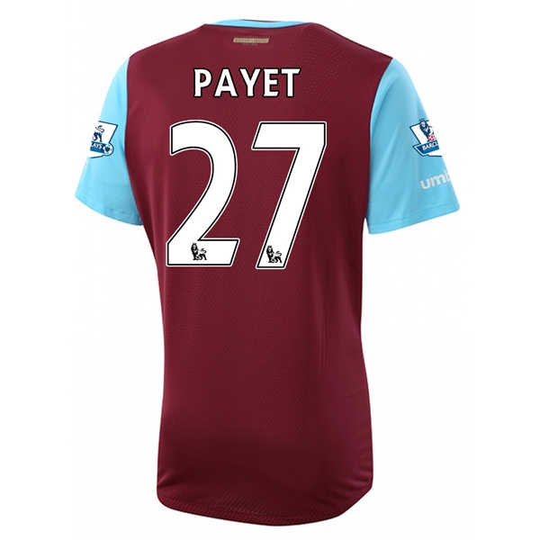 West Ham 2015-16 PAYET #27 Home Soccer Jersey